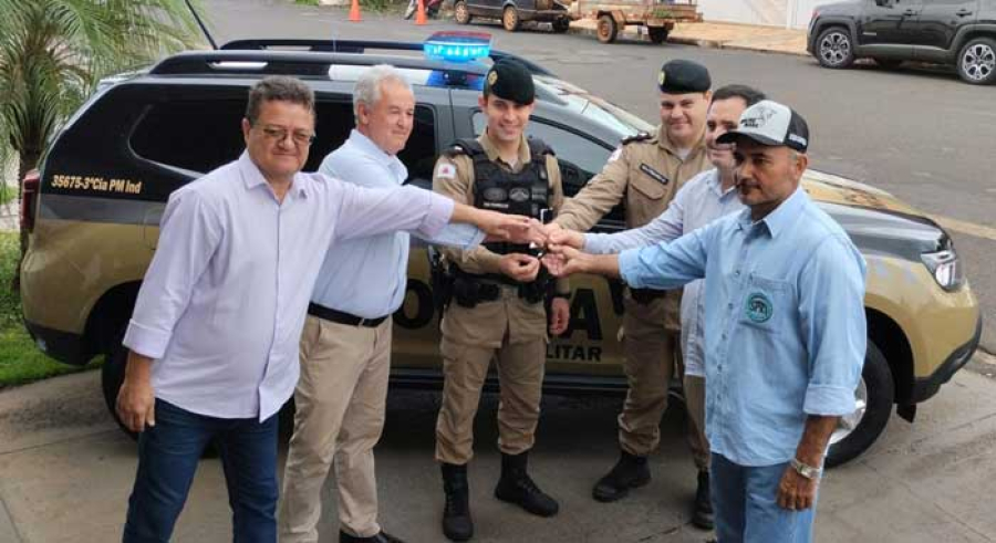 Iturama reforça segurança com nova viatura para a Polícia Militar