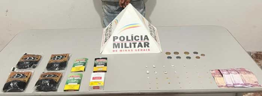 Campina Verde: Homem é preso por furto e tráfico de drogas no bairro Jovina