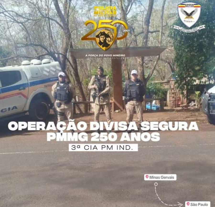 Operação policial reforça segurança na fronteira entre estados